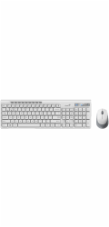 GENIUS SlimStar 8230/ Bezdrátový set Bluetooth + 2,4GHz/ připojení až 3 zařízení/ USB/ bílá/ CZ+SK layout