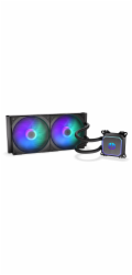 Endorfy vodní chladič CPU Navis F280 ARGB, 2x140mm, AMD i Intel