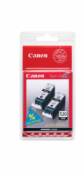 Canon cartridge PGI-520Bk Black (PGI520BK) Twin pack/ 2x Black / 2x 19ml