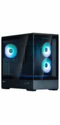 Zalman skříň P30 Black / miniT / 3x120mm fan ARGB / USB 3.0 / USB-C / temperované sklo / černý