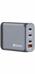 Verbatim GNC-100 GaN Charg. 100W 3xUSB-C PD, 1xUSB-A QC 3.0 32202