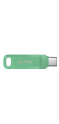 SanDisk Flash Disk 256GB Ultra Dual Drive Go, USB-C 3.2, Zelená