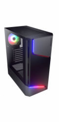COUGAR PC skříň MX360 Mid Tower Tempered glass cover 120mm fan