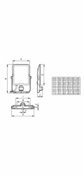 PHILIPS LED reflektor + pohyb.čidlo infra 30W plochý 3600lm, 3000/4000/6500K  P736177
