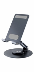 GENIUS G-Stand M100 přenosný stojan na telefon, otočný 360°, naklápěcí, hliníkový