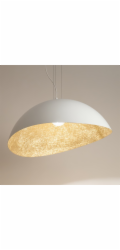 Sigma Závěsná lampa SOLARIS 40616 Závěsná lampa Sigma do jídelny v bílém zlatě
