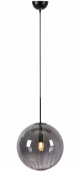 Markslojd Marksjold Fengari 108762 závěsná lampa 1x40W E14 černá/kouřová