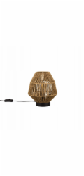 DELIGHT Stolní lampa Trio RL Miki R51101026 1x40W E27 hnědá/černá
