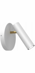 VITALUX Nástěnná lampa Luminex Axion 338 1x8W GU10 bílá/zlatá