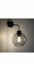 TK Lighting Nástěnná lampa Cubus 10243 1x15W E27 grafit/černá