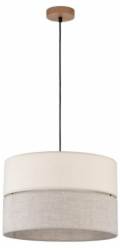 TKKRYWULT Závěsná lampa Tk Lighting Eco 5772 1x15W E27 černá/dřevěná