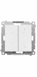 Kontakt-Simon Stmívač Kontakt Simon pro stmívatelné LED, klíčový modul 230V Stmívač Simon 55 bílý matný TESL1W.01/111