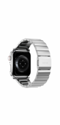 Nomad řemínek pro Apple Watch 44-49 mm - Steel Band/Silver Hardware