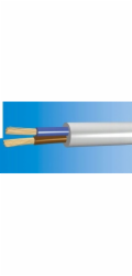 Pozostali Kabel H03VV-F (OMY) 2X0,75mm2 NKT 160062000C0100 300/300V 100m bílý