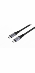 MicroConnect Kabel USB-C - USB-C 1 m černý (USB4CC1-240W-80GBPS)