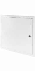 AWENTA Bílá plastová revizní dvířka se zámkem 450 x 450 mm (DT17Z)