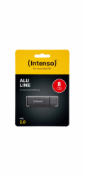 Intenso Alu Line anthrazit   8GB USB Stick 2.0 3521461