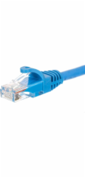 NETRACK BZPAT56B patch cable RJ45 snagless boot Cat 6 UTP 5m blue