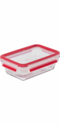 Emsa Clip&Close Glass Behälter Rechteckig 700 ml Glas