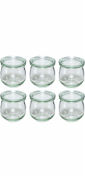 WECK Tulpenform-Glas 370ml 6er Pack