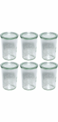 WECK Sturzglas 850ml 6er Pack