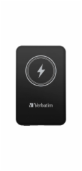 Verbatim Wireless Powerbank Charge  n  Go 5.000mAh (schwarz, Qi, PD 3.0, Quick Charge 3.0)