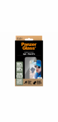 PanzerGlass - Ochrana obrazovky pro mobilní telefon - ultra široký tvar - sklo - barva rámu černá - pro Apple iPhone 16 Pro