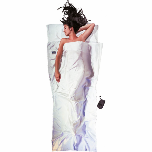 Cocoon TravelSheet Silk Dospělý Hranatý spacák Hedvábí Bílá