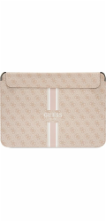 Guess PU 4G Printed Stripes Computer Sleeve 16" růžový Guess 4G Printed Stripes Computer sleeve je perfektní obal pro notebook s úhlopříčkou displeje až do 16"