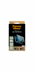 PanzerGlass Gaming - Ochrana obrazovky pro mobilní telefon - ultra široký tvar - sklo - barva rámu černá - pro Apple iPhone 15, 16