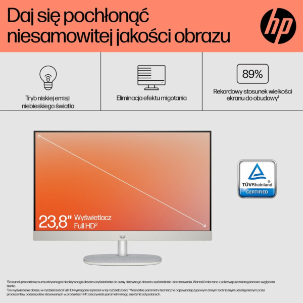 HP 24-cr0312nw AMD Ryzen™ 5 7520U 60,5 cm (23,8") 1920 x ...
