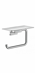 Hansgrohe Držák na toaletní papír s poličkou Hansgrohe AddStoris 41772000, chrom