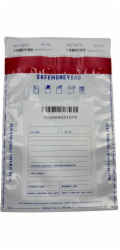 SAFEMONEYBAG Trezorové obálky bílé B5 190x260+35 100 ks