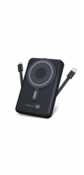 CONNECT IT Powerbanka TravelCharge, MagSafe, 10000mAh, USB-C, Lightning, Šedá