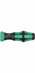 Wera 80 RA Vario Handhalter mit Ratschenfunktion (schwarz/grün, für Doppelklingen aus dem Wera Vario-Programm)