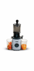 Unold Slow Juicer Sam (silber/schwarz, 200 Watt, Saftbehälter 1 Liter)