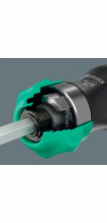 Wera Kraftform Kompakt 26 RA-R mit Tasche (schwarz/grün, 6-teilig, 1/4, mit Ratschenfunktion und Rapidaptor Schnellwechselfutter)