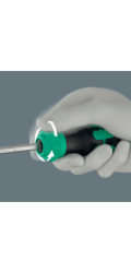 Wera Kraftform Kompakt 20 RA-R (schwarz/grün, 6-teilig, 1/4, mit Ratschenfunktion und Rapidaptor Schnellwechselfutter)