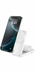 Belkin UltraCharge 25W Qi2 magn. 2-in-1 Lad.klappb.ws. WIZ038kqWH