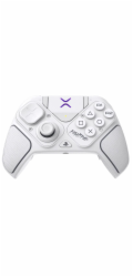 Turtle Beach Victrix Pro BFG Reloaded, drátový/bezdrátový herní ovladač pro PS4/PS5 a PC, bílá