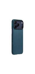Pitaka kryt Ultra-Slim Case pre iPhone 17 Pro - Black/Blue Twill