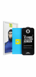 Blueo Tvrzené sklo 5D Mr. Monkey Glass pro Apple iPhone 17 černé (Strong Premium AR)