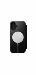 NOMAD pouzdro Modern Leather Folio Magsafe pro iPhone 17 - Black