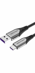 Cable USB-C to USB 2.0 Vention COFHG FC 5A 1.5m (grey)