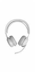 Logitech Zone Wireless 2 ES - Náhlavní souprava - náhlavní - Bluetooth - bezdrátový, kabelové - odstranení šumu - USB-C - belavá - certifikováno pro Microsoft Teams