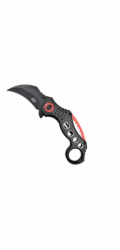 Nůž SCK Steel Claw Knives Karambit K29, černý a červený