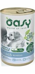OASY One Protein Puppy & Junior Medium/Large Lamb - vlhké krmivo pro psy - 400g