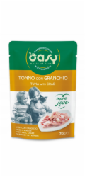 OASY More Love Tuna with crab - mokré krmivo pro kočky - 70g