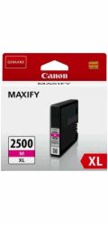 Canon CARTRIDGE PGI-2500XL M purpurová pro Maxify iB4050, iB4150, MB5050, MB5150, MB5155, MB5350, MB54x (1295 str.)