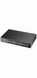 Zyxel GS1915-24E, 24-port GbE Smart hybrid mode Switch, standalone or NebulaFlex Cloud, rackmount, fanless